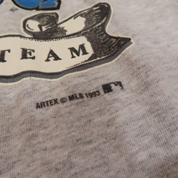 Vintage 1993 FLORIDA MARLINS Home Run Team Gray Jersey Large - Picture 7 of 7